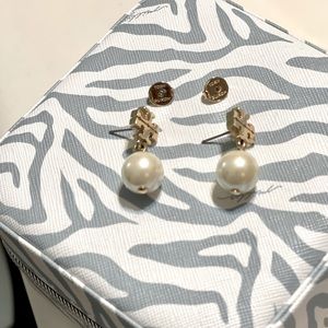 Tory Burch pearl earrings